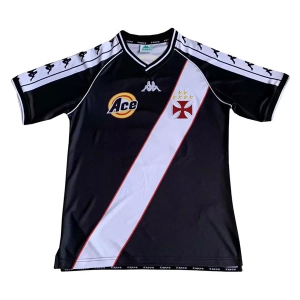 Authentic Camiseta Vasco da Gama 2ª Retro 1999 2000 Negro